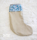 Christmas Stocking - Blue Wiltshire