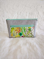 Devon Pouch - Tresco with Grey Linen